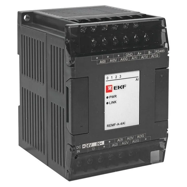 модуль аналогового ввода remf 4 pro-logic (без поверки) ekf remf-a-4ai от магазина Штепсель и батарейка.