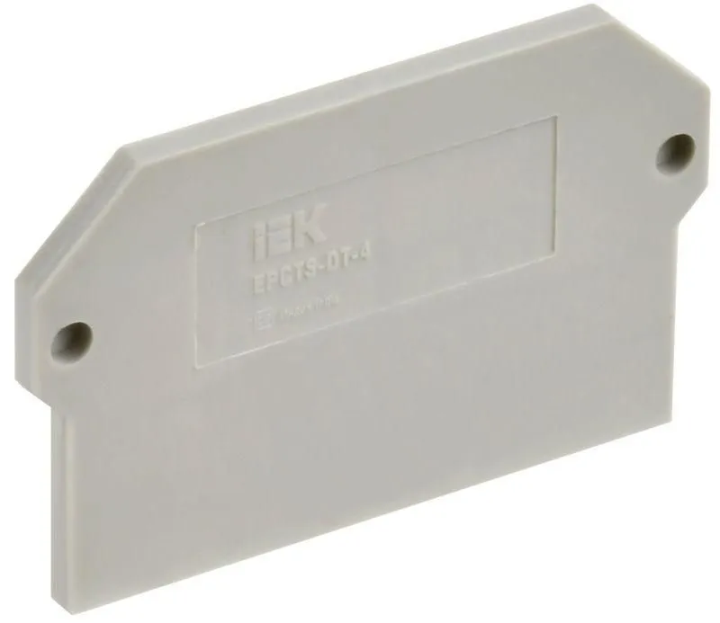 заглушка для cts-dt 4кв.мм сер. iek yct15-04-k03-004-zgl от магазина Штепсель и батарейка.