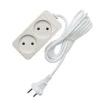 удлинитель 2х5м без заземл. 10а ip20 2.2квт пвс союз 481s-1205 от магазина Штепсель и батарейка.