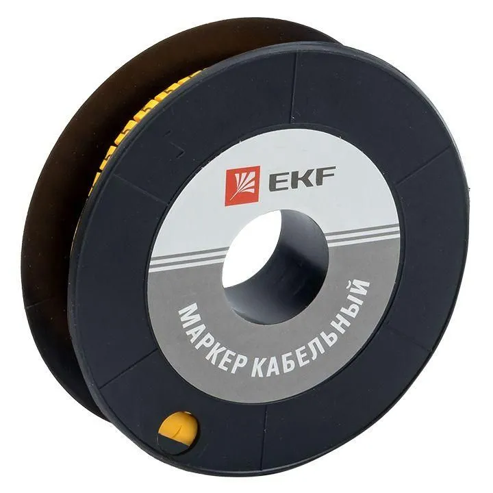 маркер каб. 1.5кв.мм "5" (к-1000ед) (ес-0) ekf plc-km-1.5-5 от магазина Штепсель и батарейка.