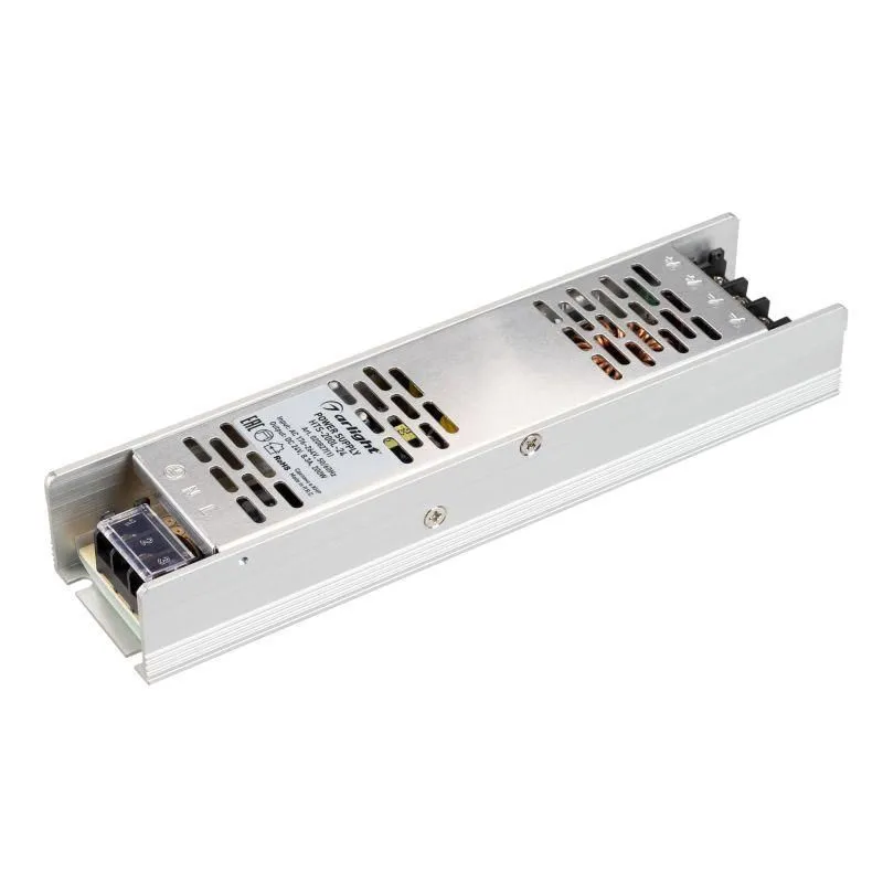 блок питания hts-200l-24 (24в 8.3а 200вт) (ip20 сетка) arlight 020827(1) от магазина Штепсель и батарейка.