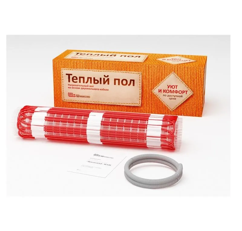 комплект "теплый пол" (мат) wsm 1210вт/8.00кв.м warmstad 100035665700 от магазина Штепсель и батарейка.