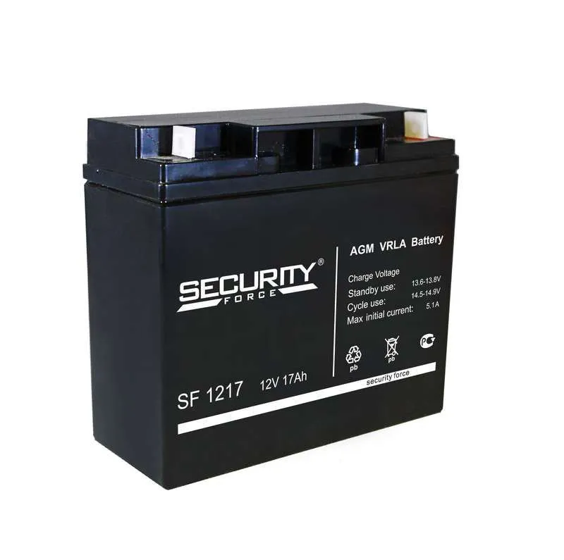 аккумулятор опс 12в 17а.ч sf 1217 security force 4614030010010 от магазина Штепсель и батарейка.