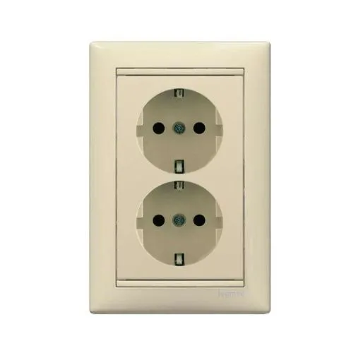 розетка 2-м valena с/з сл.кость legrand 774370 от магазина Штепсель и батарейка.