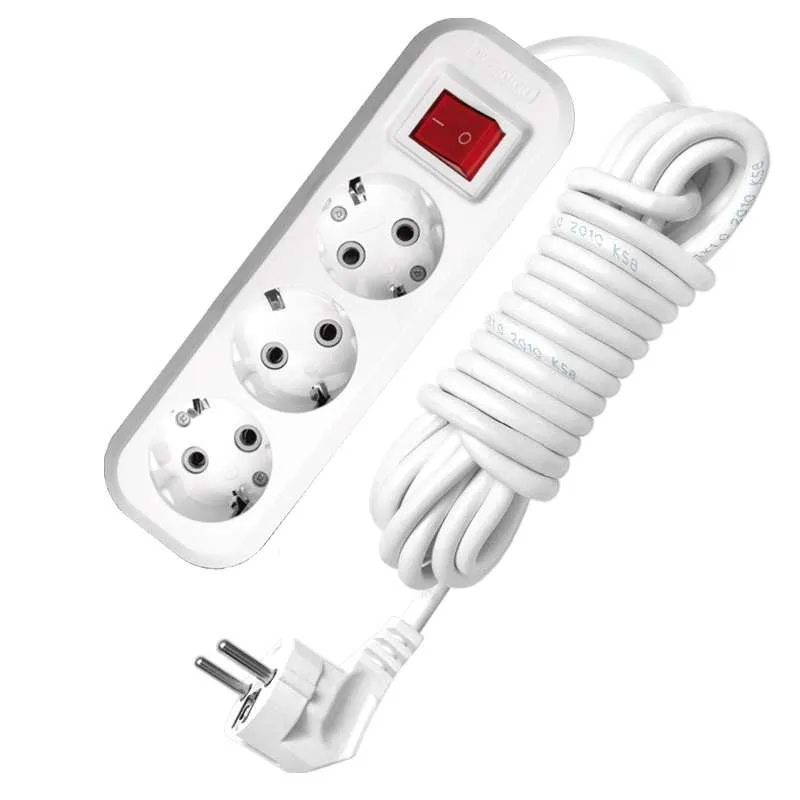 удлинитель 3х5м с заземл. 13а ip20 s-303 пвс 3х1 с выкл. universal 9631987 от магазина Штепсель и батарейка.