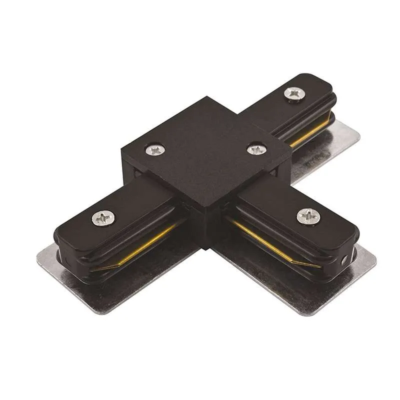 коннектор t-образный ptr ct-bl накладной/подвесной шинопровод черн. pro jazzway 5010857 от магазина Штепсель и батарейка.