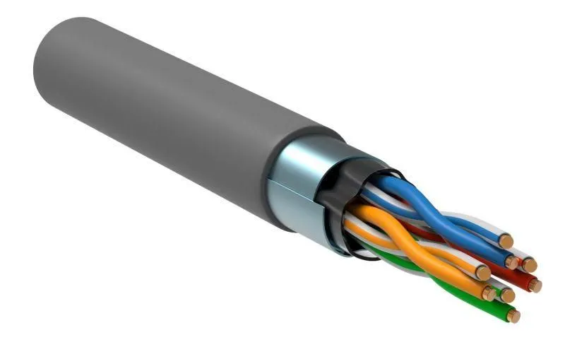 кабель витая пара f/utp кат.5e 4х2х24awg solid cu pvc сер. (м) generica bc1-c5e04-311-305-g от магазина Штепсель и батарейка.
