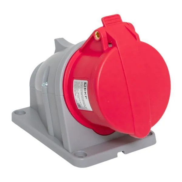 розетка стационарная наружная 115 3р+ре+n 16а 380в ip44 proxima ekf ps-115-16-380-pro от магазина Штепсель и батарейка.