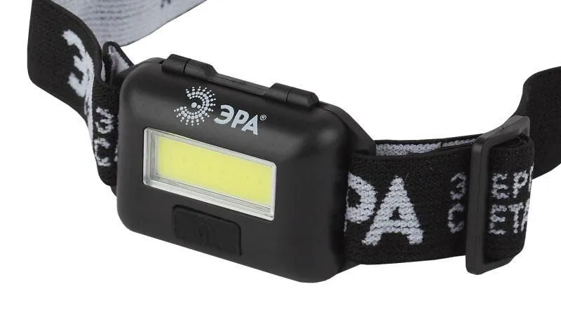 фонарь gb-607 налобный с влагозащитой 3вт cob led extra 3хааа блист. эра б0039620 от магазина Штепсель и батарейка.