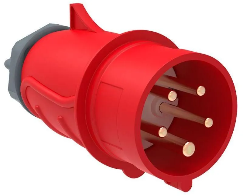 вилка эл. каб. 32а 3p+pe+n 6ч/200/346-240/415в ip44 magnum сси-025 iek psn02-032-5 от магазина Штепсель и батарейка.
