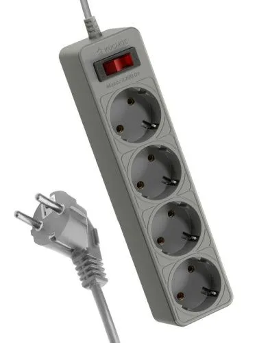 удлинитель с сетевым фильтром 4х1.5м с заземл. 10а ip20 2.2квт 3х0.75  от магазина Штепсель и батарейка.