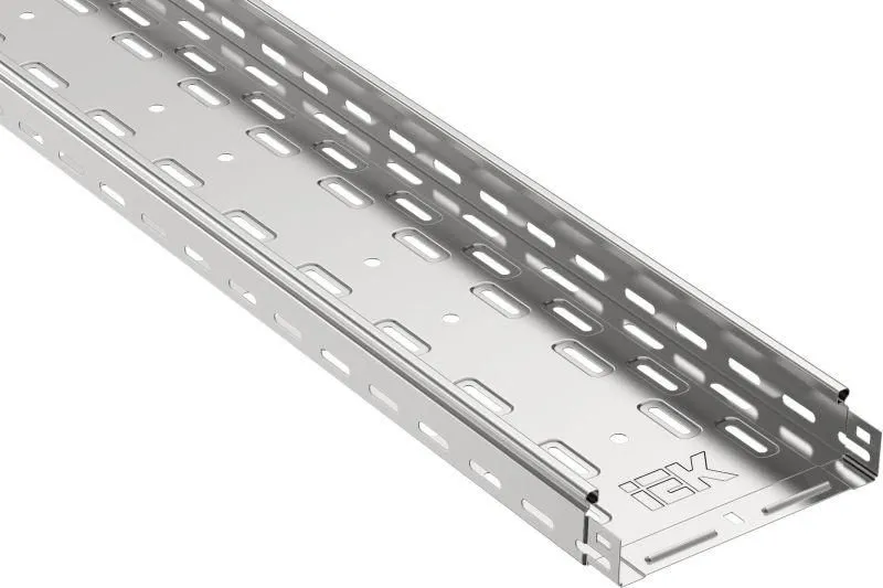 лоток листовой перфорированный 200х50 l3000 сталь 0.7мм iek clp10-050-200-3 от магазина Штепсель и батарейка.