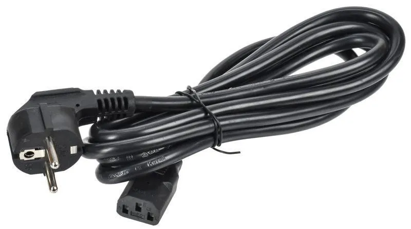 кабель электропит. pdu 3х1.5 2м с разъемами с13-din49440 (немец. станд.) itk pc-c13d-2m от магазина Штепсель и батарейка.