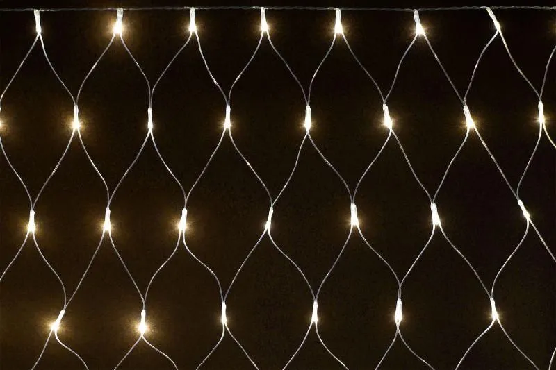 гирлянда "сеть" 1.5х1.5м 160led тепл. бел. ip20 провод прозр. 230в с контроллером 8 режимов iek lgdb410-1-160-l1-t-s-44 от магазина Штепсель и батарейка.