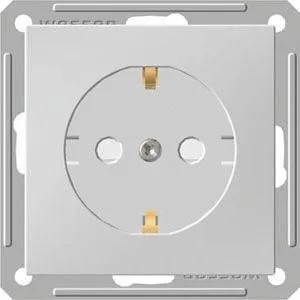 розетка 1-м сп w59 16а ip20 с заземл. защ. шторки механизм бел. se rs16-152-1-86 от магазина Штепсель и батарейка.