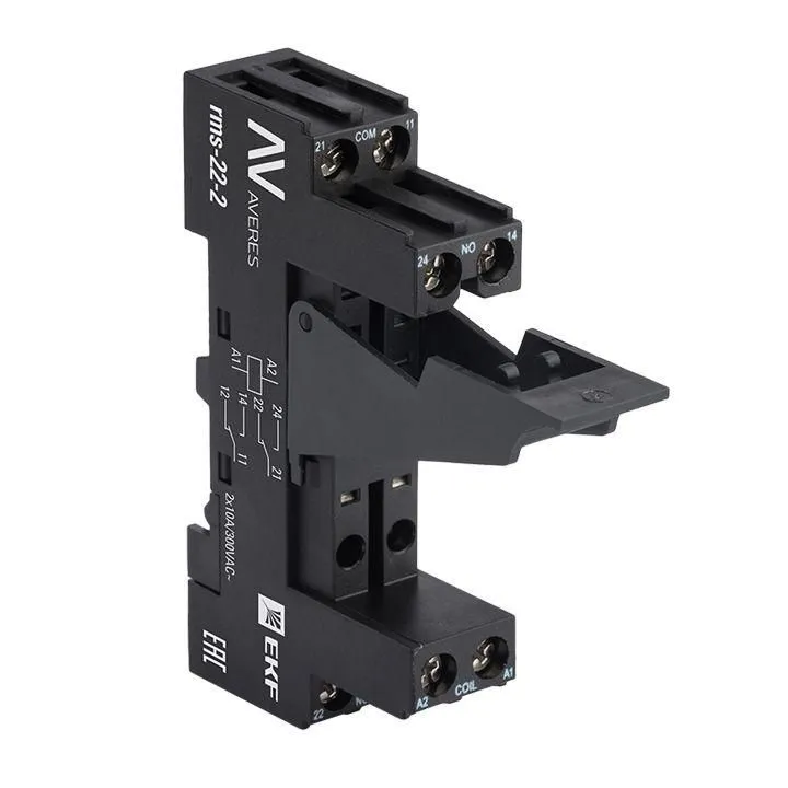 разъем для реле рm slim 22/2 averes ekf rms-22-2 от магазина Штепсель и батарейка.