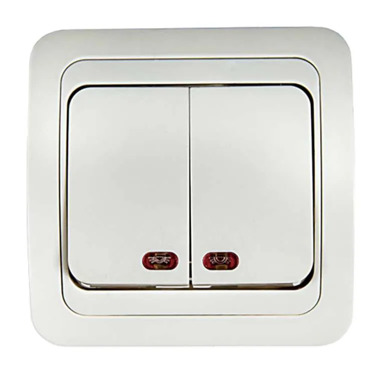 выключатель 2-кл. сп classico 2123 10а ip20 с подсветкой бел. asd / in home 4680005959877 от магазина Штепсель и батарейка.
