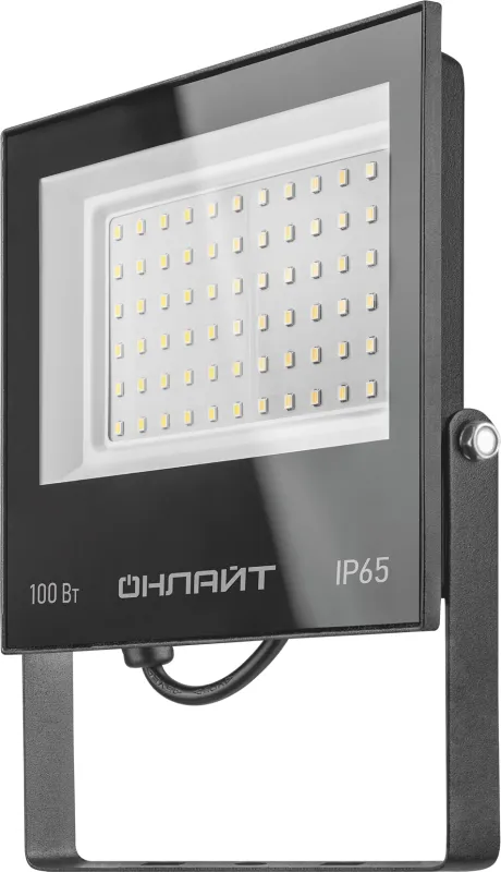 прожектор светодиодный 90 500 ofl-03-100-6.5k-bl-ip65-led 100вт 6500k ip65 8000лм черн. онлайт 90500 от магазина Штепсель и батарейка.