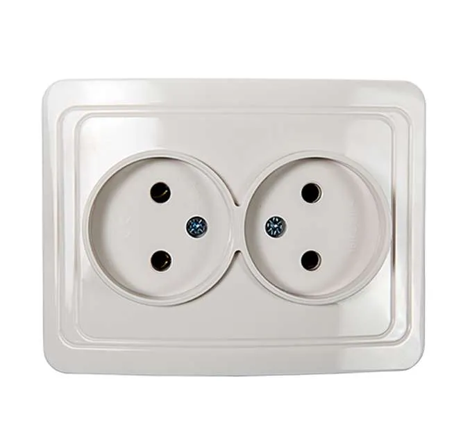 розетка 2-м сп classico 2102 16а ip20 бел. asd / in home 4680005959914 от магазина Штепсель и батарейка.