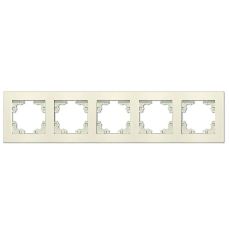 рамка 5-м афина универс. сл. кость (ivory) universal a1042-i от магазина Штепсель и батарейка.