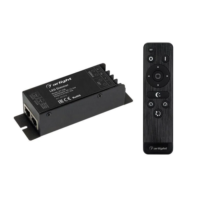 диммер vt-s08-1х25a 12-24в пду стик 12 кнопок rf arlight 021316 от магазина Штепсель и батарейка.