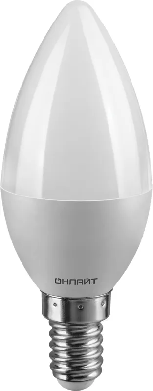 лампа светодиодная 61 127 oll-c37-6-230-6.5k-e14-fr 6вт онлайт 61127 от магазина Штепсель и батарейка.
