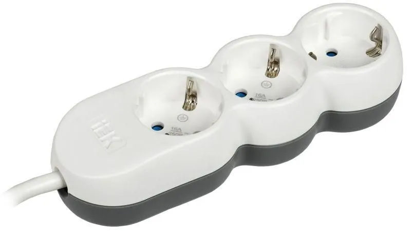 удлинитель 3х5м с заземл. 16а ip20 uno у03 2p+pe 250в 3х1.5 iek wyp53-16-03-05-z от магазина Штепсель и батарейка.